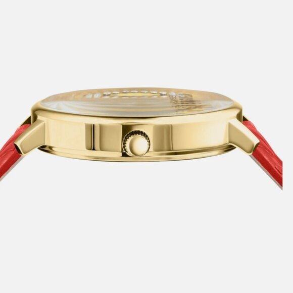 Versace Womens Gold 36mm Strap Watch main image 4